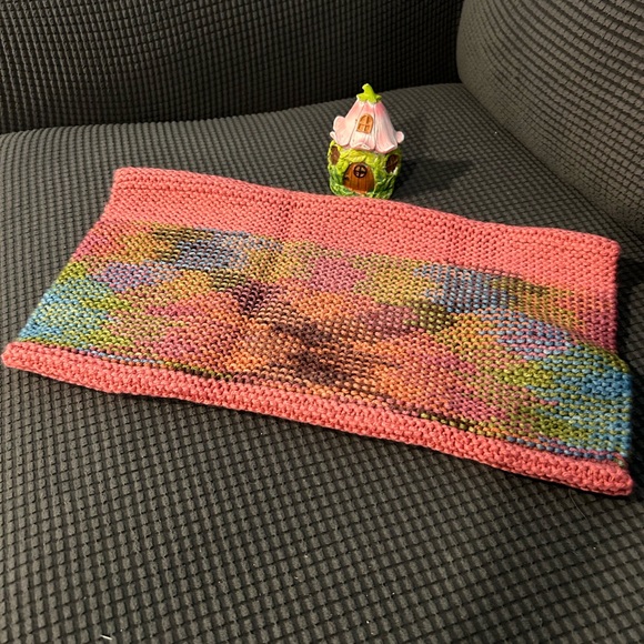 Beautiful and warm tubular scarves, hand knitted, new - Picture 2 of 2